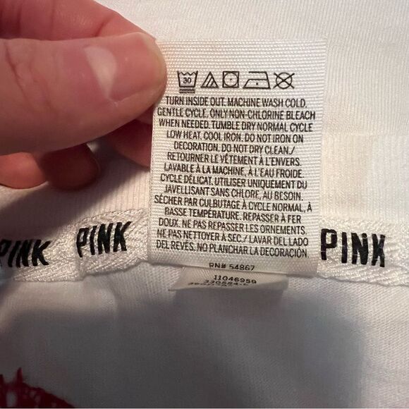 Victoria’s Secret pink Boston red sock sequin shirt - Picture 5 of 10